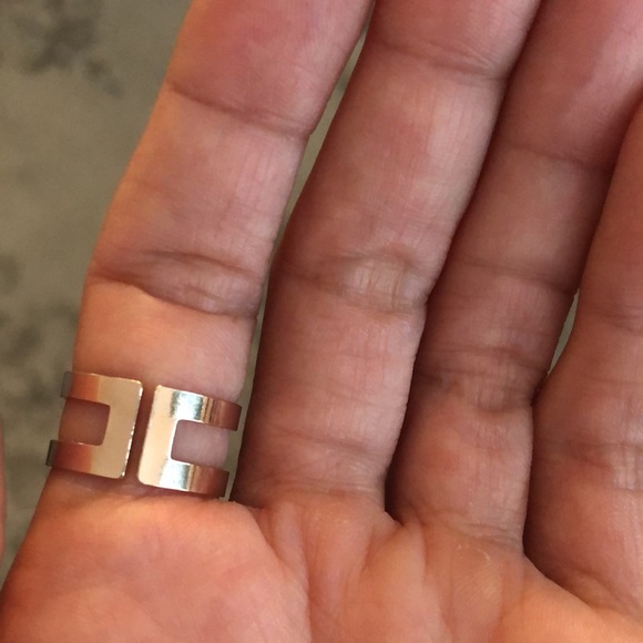 Aurora Borealis Pear Crystal Statement Ring - Picture 17 of 17